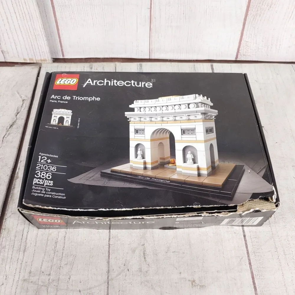 Incomplete - LEGO Architecture Arc de Triomphe 21036 - Paris FRANCE Building Set